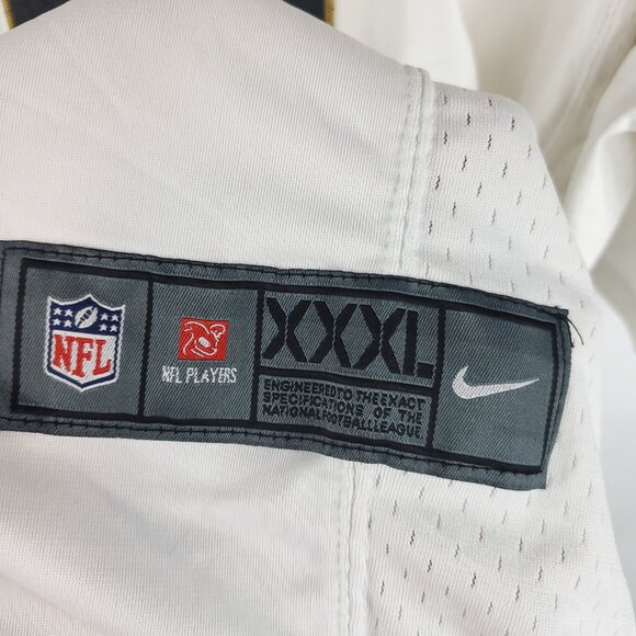 NFL On Field XXXL White Jersey #9 Drew Brees Jersey New Orleans Saints - Picture 9 of 12